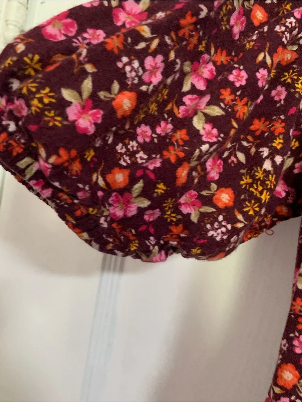 Old Navy Floral Button-Down Dress Girls Size XL (14-16) Side Pocket